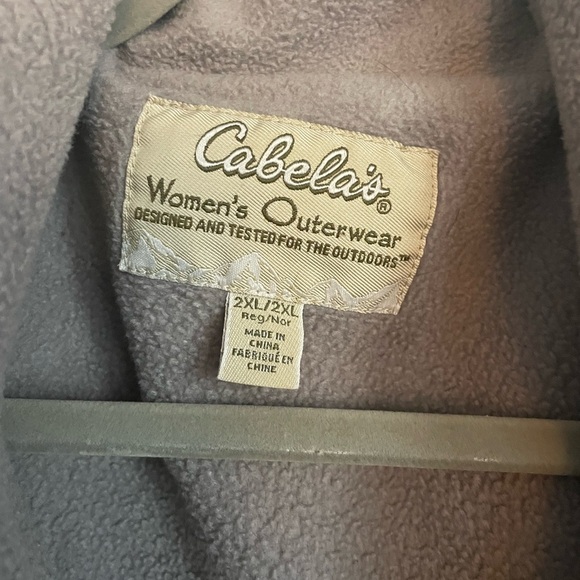 Cabelas fleece lined jacket women’s size 2XL - Picture 2 of 5